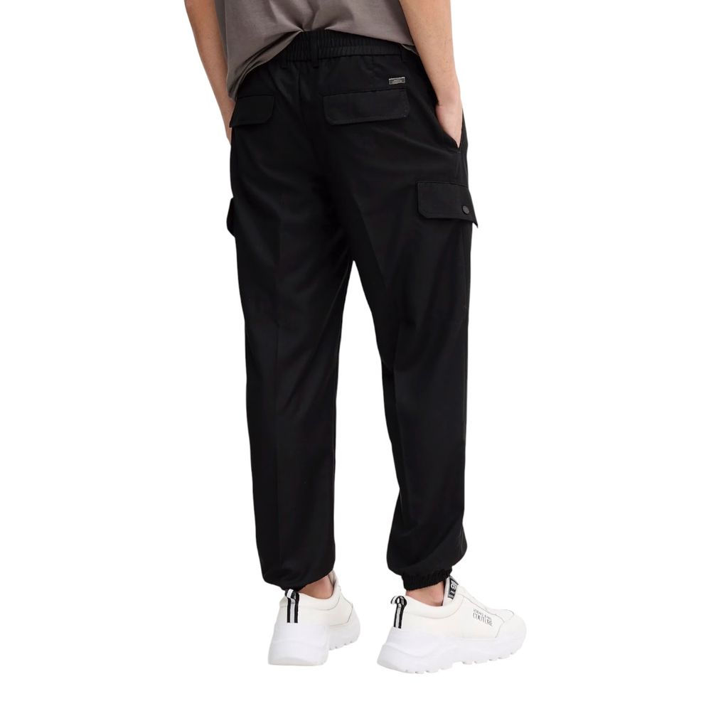 Pantalon décontracté Armani Exchange en polyester noir