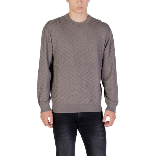 Felpa in poliammide grigia Armani Exchange
