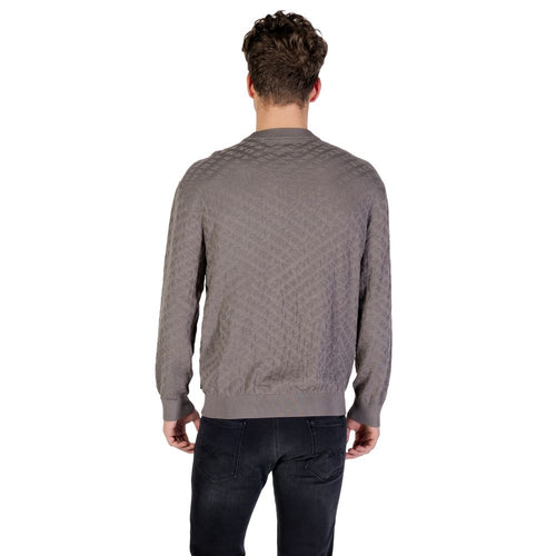 Felpa in poliammide grigia Armani Exchange