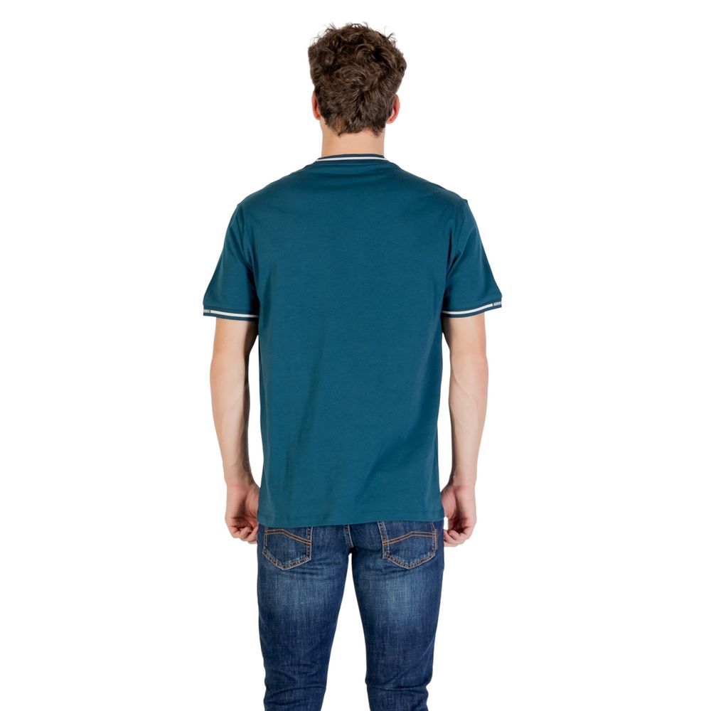 T-shirt en coton bleu Armani Exchange