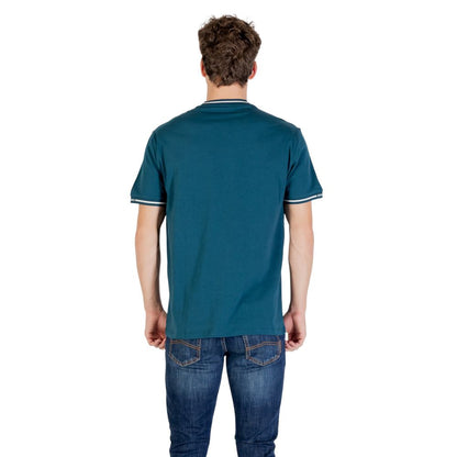 T-shirt nera in cotone Armani Exchange
