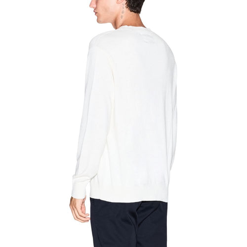 Armani Exchange Cremefarbenes Viskose-Sweatshirt