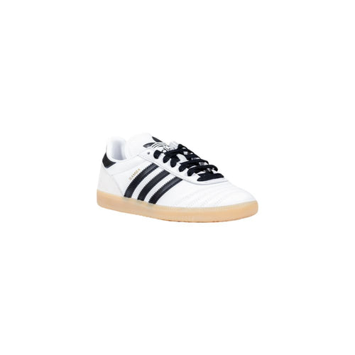 Baskets Athlétiques Adidas Originals Noires et Blanches en Cuir Artificiel