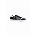 Baskets de sport en cuir noir et blanc EA7 Emporio Armani