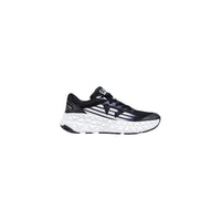 EA7 Emporio Armani Sneakers Atletiche in Poliestere Bianche e Nere