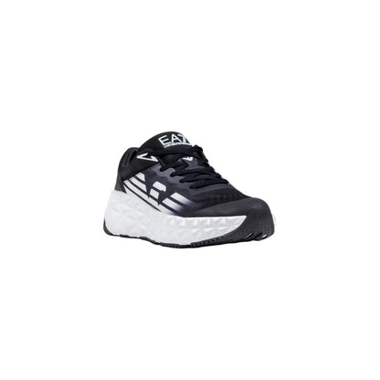 EA7 Emporio Armani Sneakers Atletiche in Poliestere Bianche e Nere