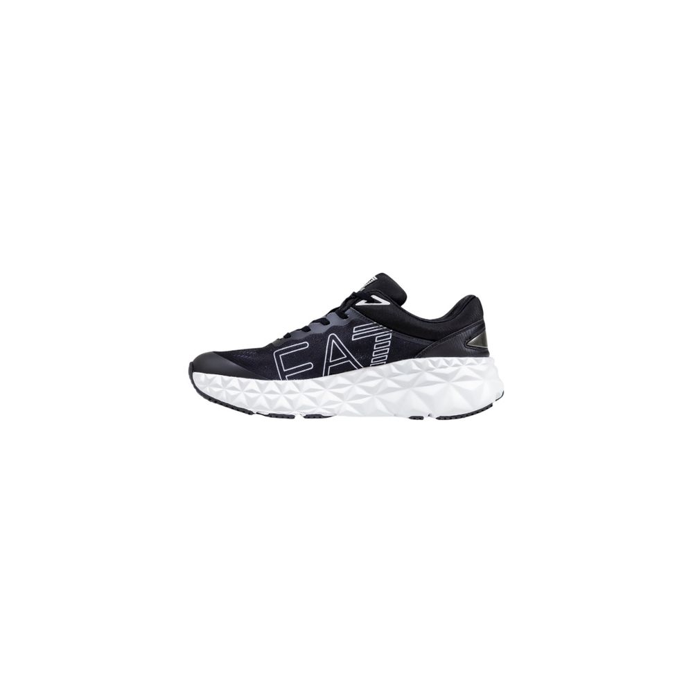 EA7 Emporio Armani Sneakers Atletiche in Poliestere Bianche e Nere