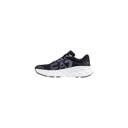 EA7 Emporio Armani Sneakers Atletiche in Poliestere Bianche e Nere