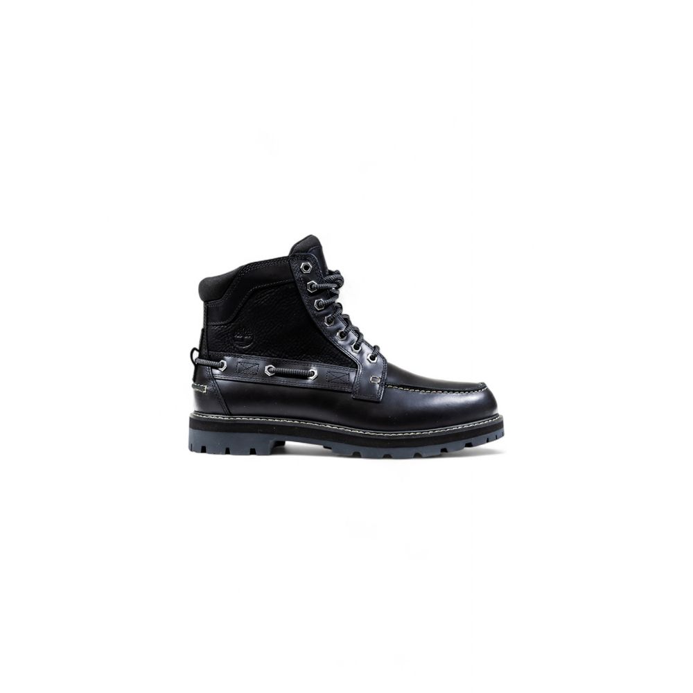 Bottes Timberland en cuir noir à lacets