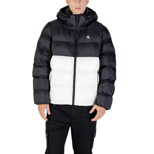Cappotto Calvin Klein Jeans in poliammide color crema