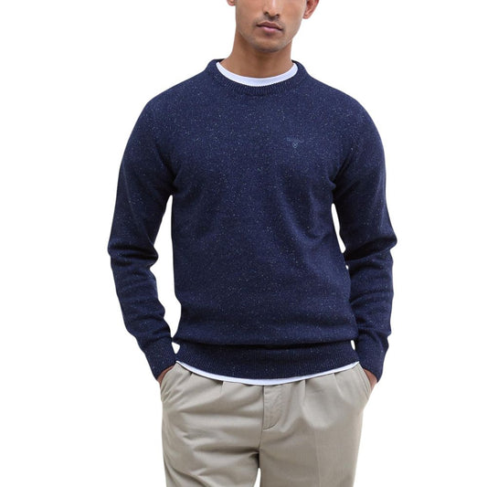 Felpa in lana blu Barbour