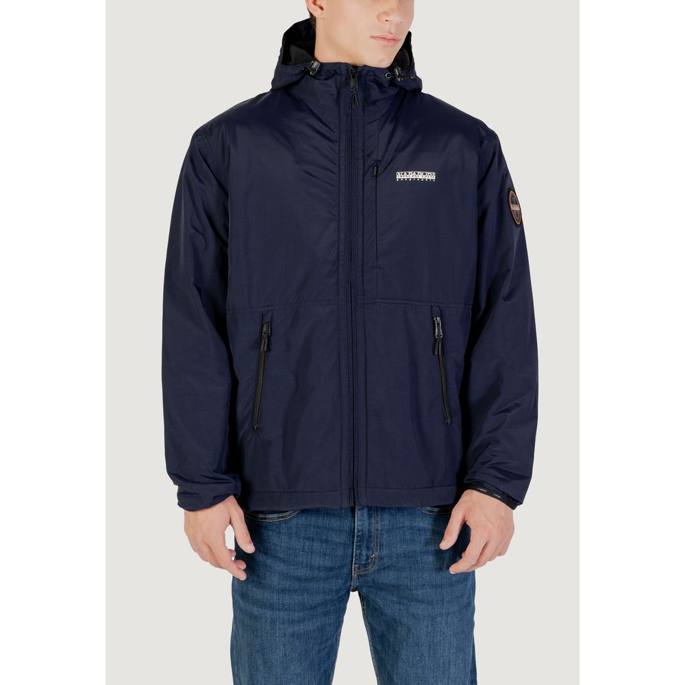 Veste Shell Napapijri Bleue en Polyamide