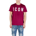 T-shirt en coton Bordeaux Icon