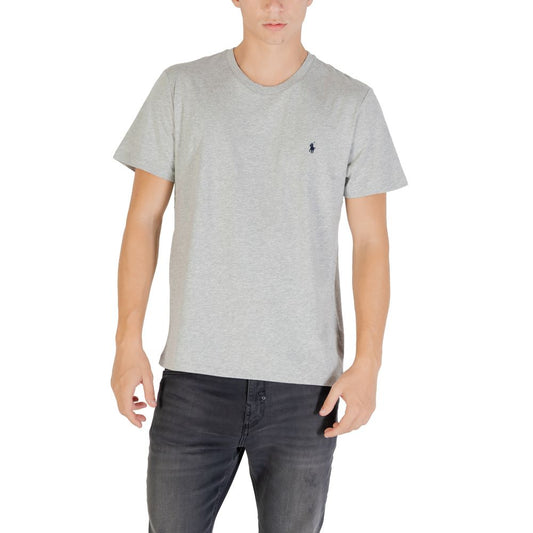 T-shirt in cotone grigia Ralph Lauren