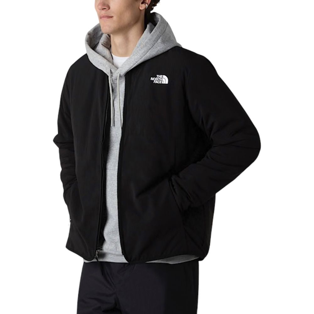 Manteau en nylon noir The North Face