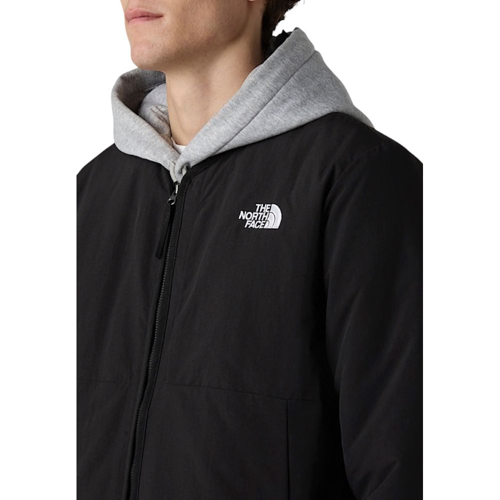 Manteau en nylon noir The North Face