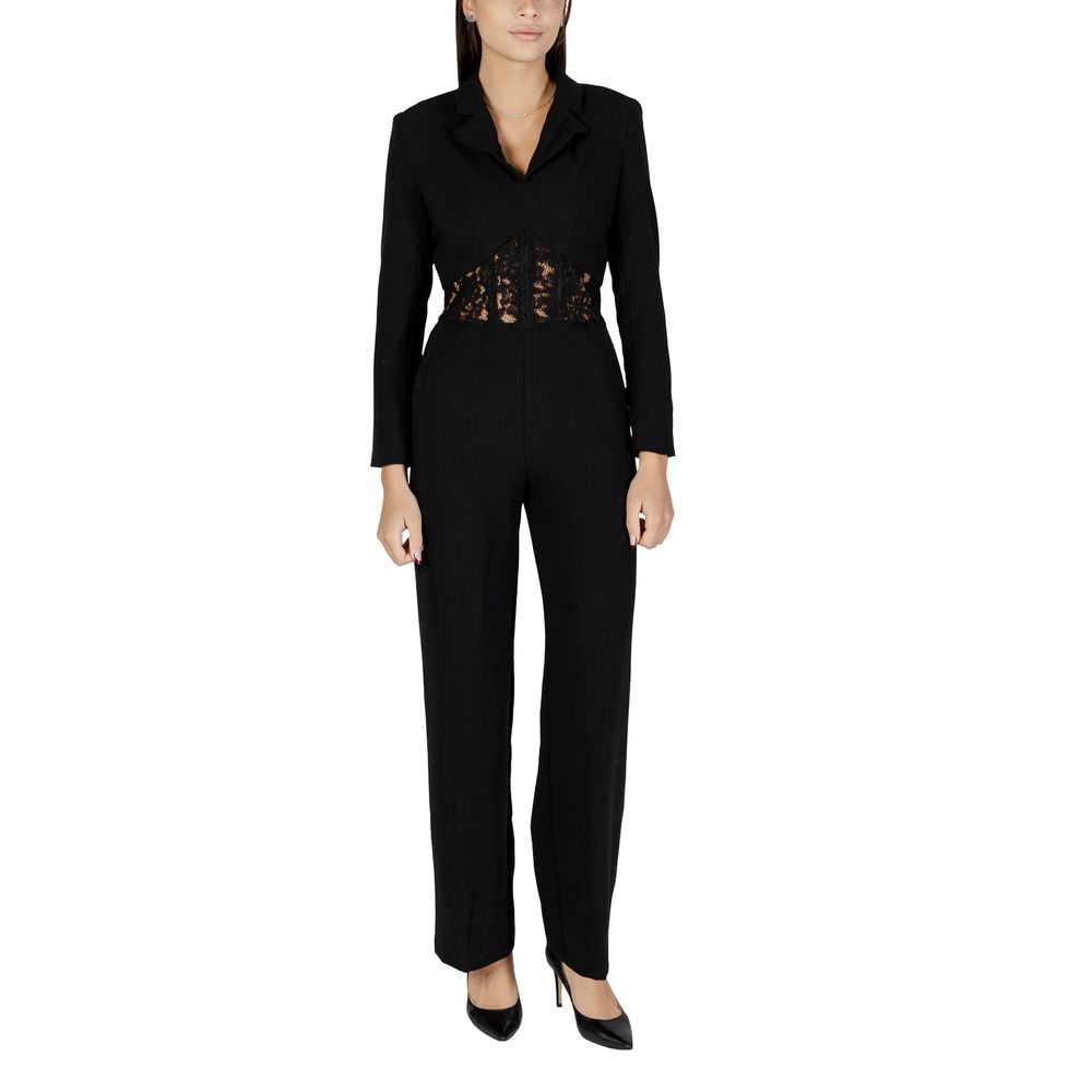 Combinaisons courtes noires en polyester Morgan De Toi