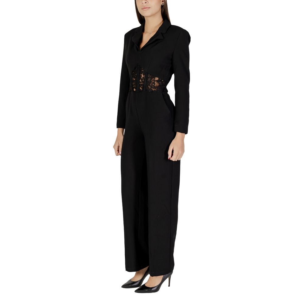 Combinaisons courtes noires en polyester Morgan De Toi