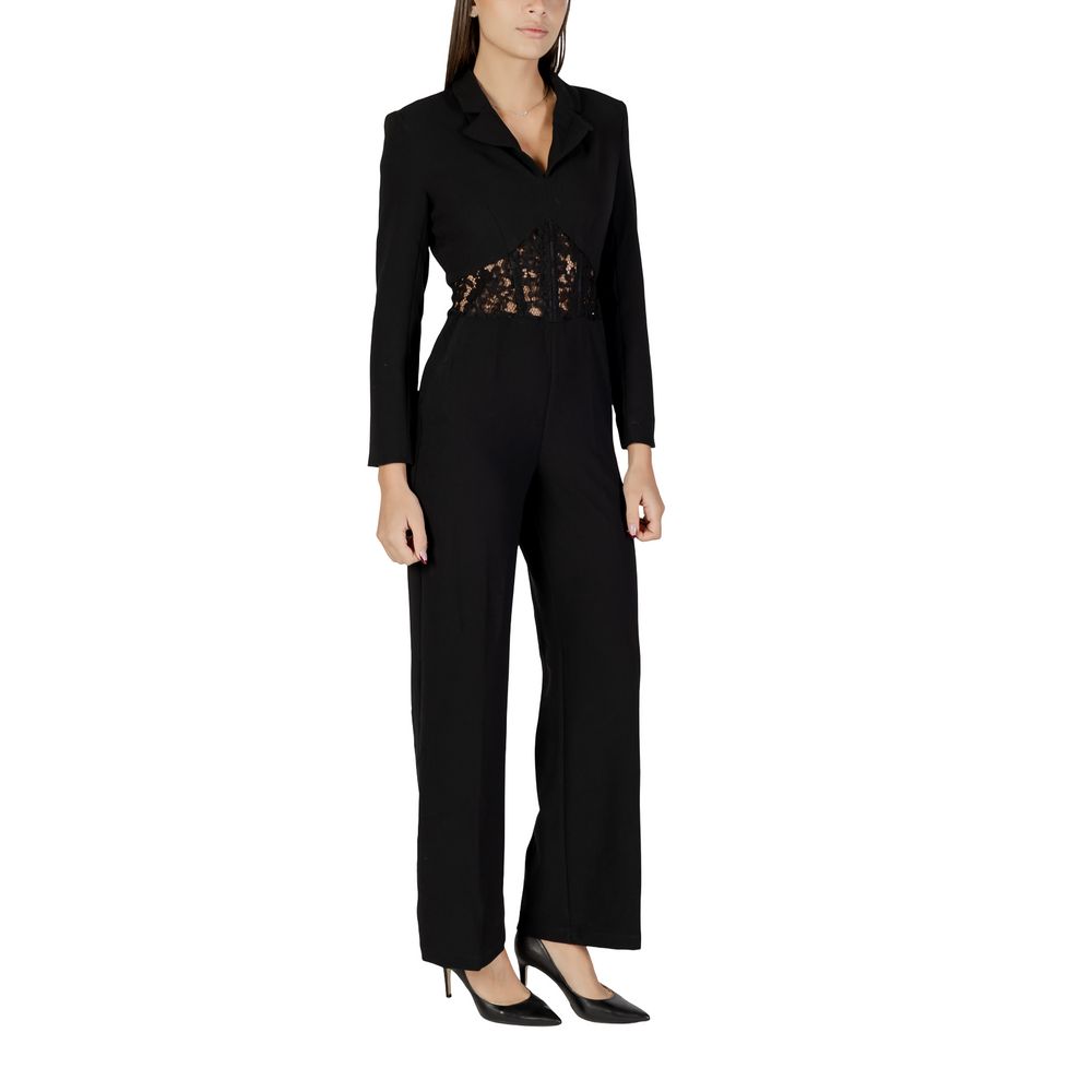 Combinaisons courtes noires en polyester Morgan De Toi
