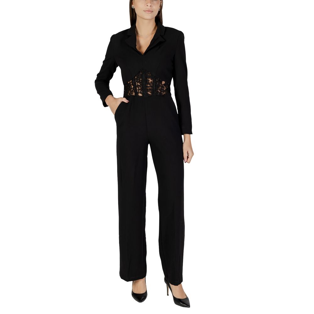 Combinaisons courtes noires en polyester Morgan De Toi