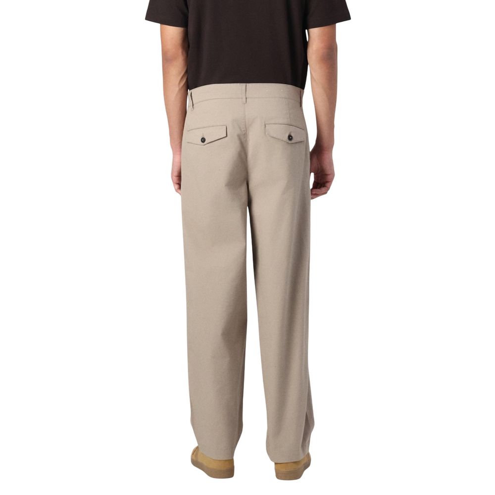 Pantalon décontracté en coton beige Only & Sons