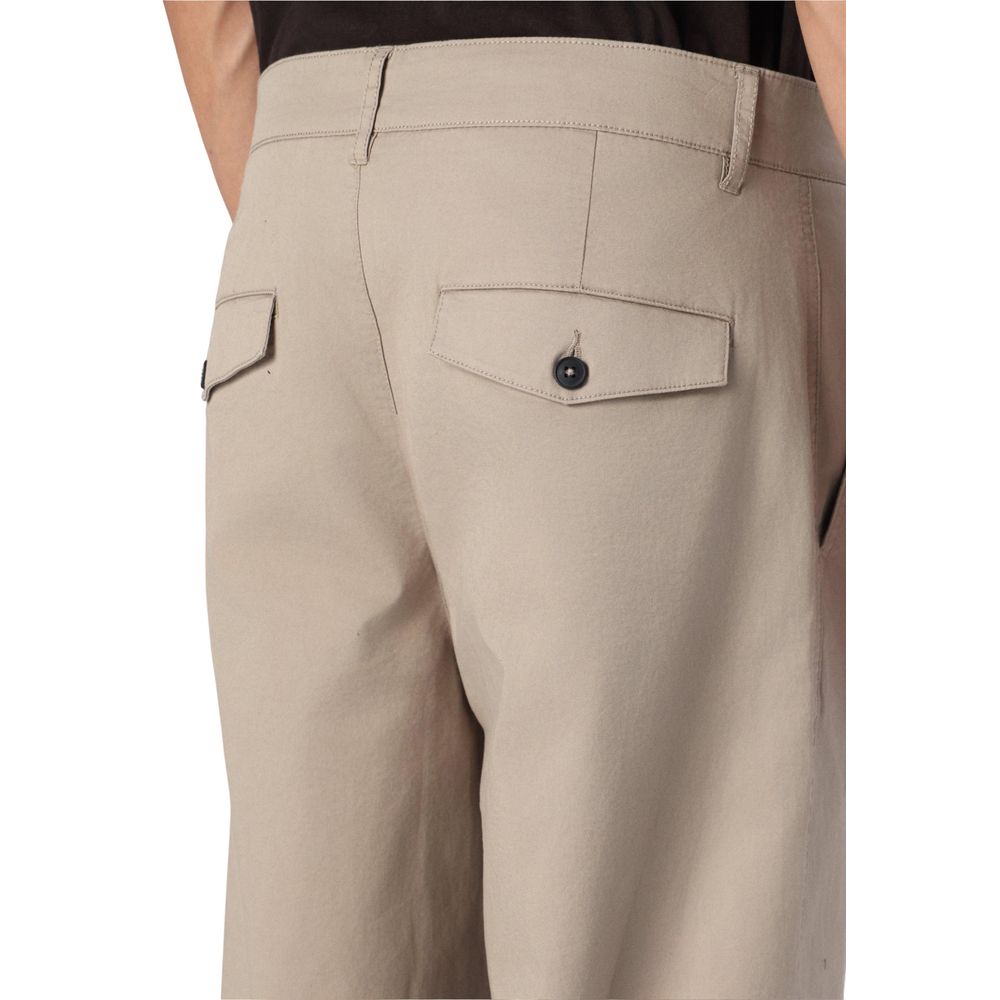 Pantalon décontracté en coton beige Only & Sons
