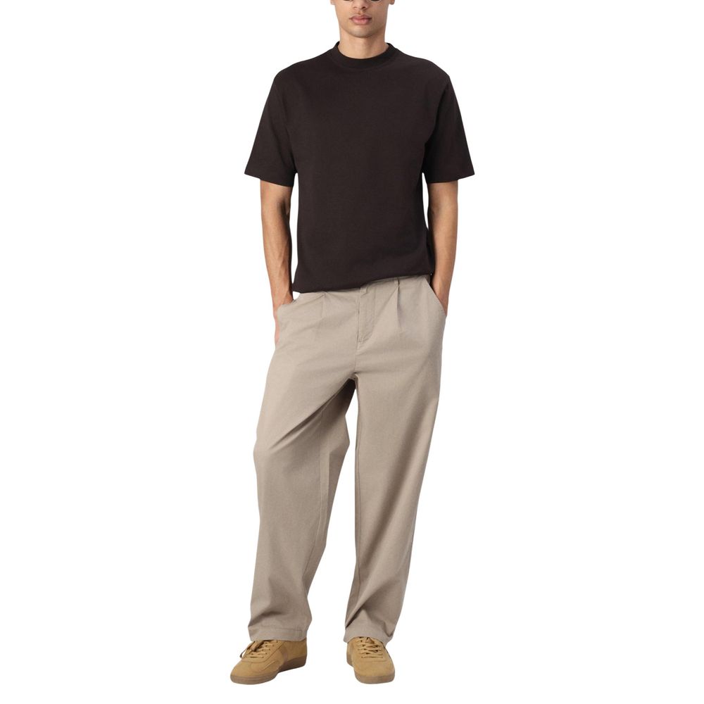 Pantalon décontracté en coton beige Only & Sons