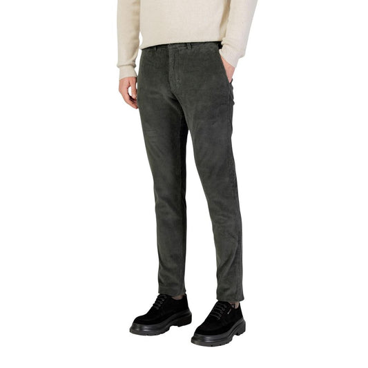 Pantaloni Casual Borghese Verdi in Cotone