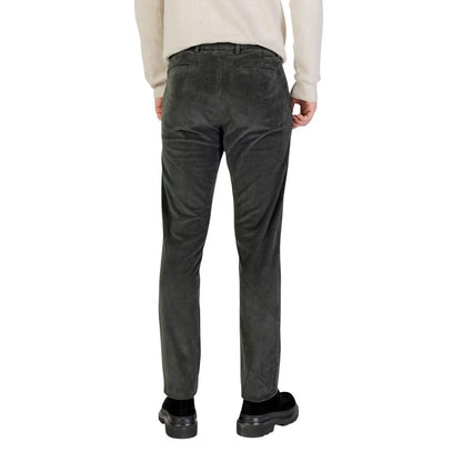 Pantaloni Casual Borghese Verdi in Cotone