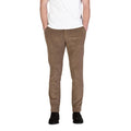 Pantaloni casual da uomo Borghese in cotone marrone