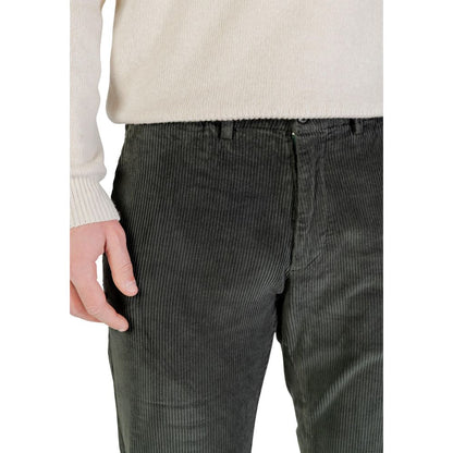 Pantaloni Casual Borghese Verdi in Cotone