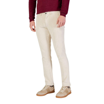 Pantaloni in cotone Borghese Beige