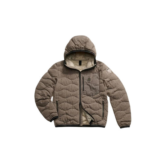 Cappotto Blauer Marrone Poliestere