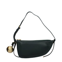 Borsa a tracolla in pelle verde Burberry