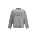 Sweat-shirt en coton gris diesel