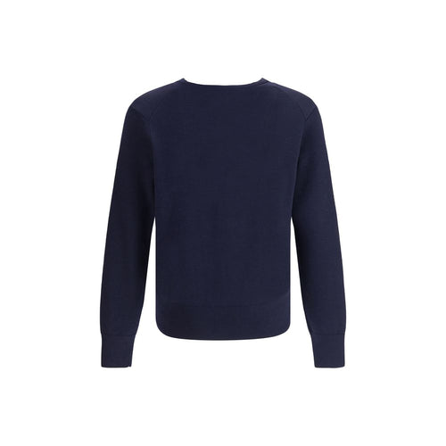 Ami Paris Blauw Wollen Oves Aries Vest