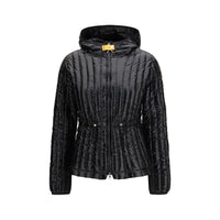 Parajumpers Black Nylon Full-Length Jacket