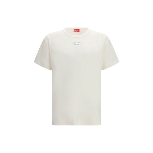 Maglietta in cotone bianco Diesel
