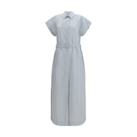 Jacob Cohen Blue Copper Long Dress