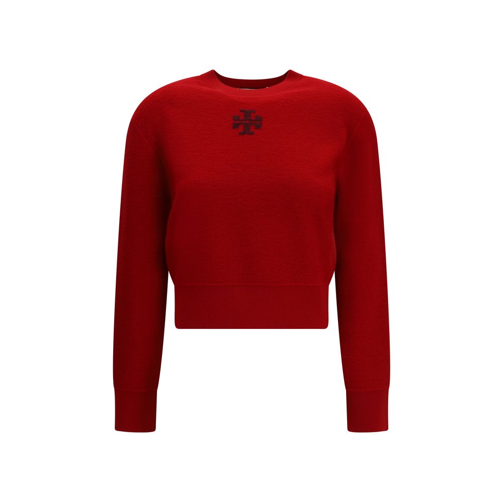 Sweat-shirt en laine multicolore Tory Burch
