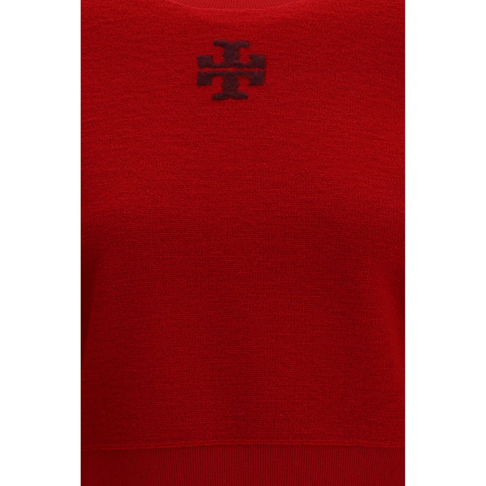 Sweat-shirt en laine multicolore Tory Burch