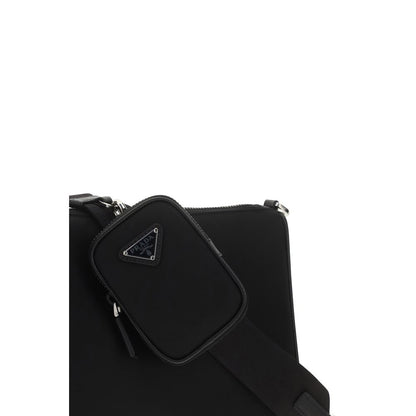 Sac bandoulière Prada en polyamide recyclé noir