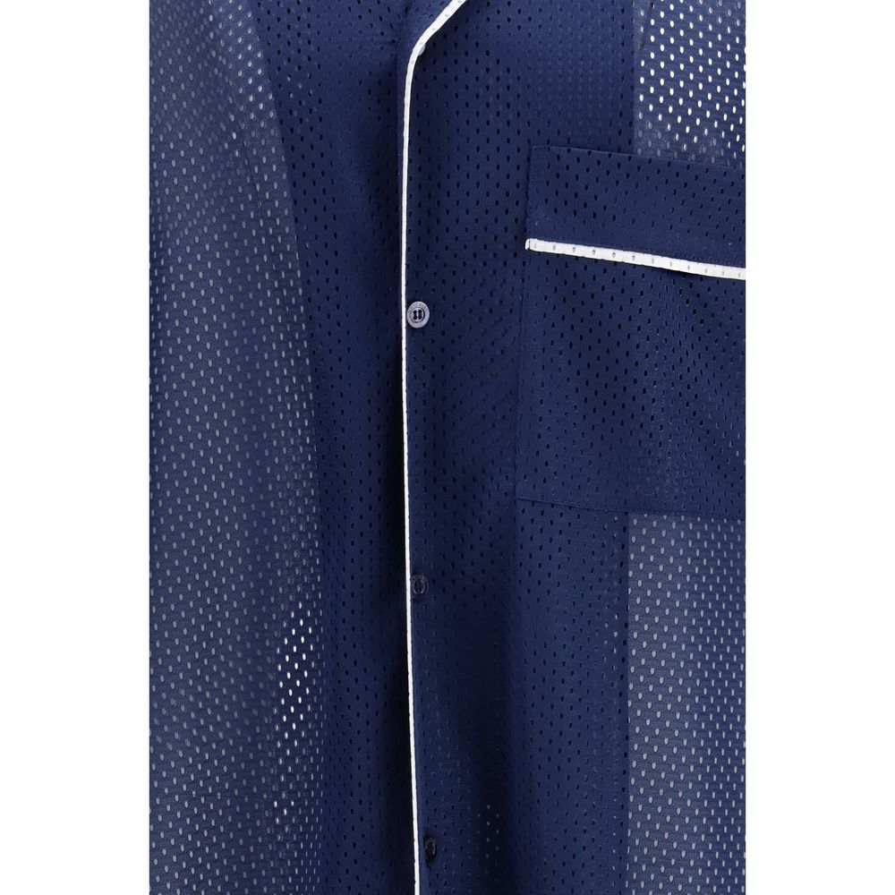 Moschino Tuta Sportiva Blu in Poliestere