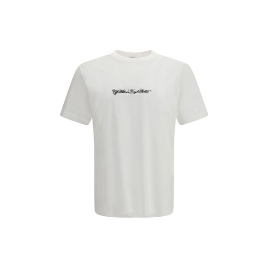 T-shirt in cotone bianca Off-White