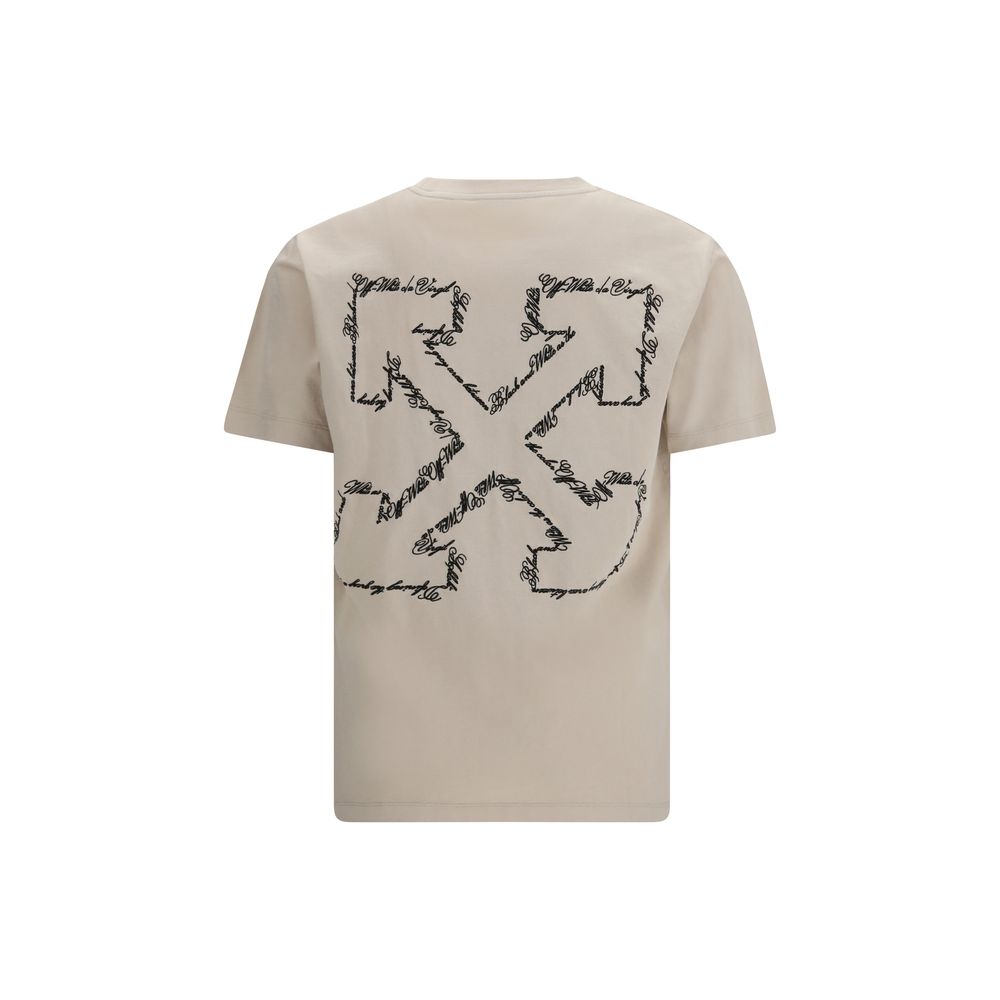 T-shirt en coton beige Off-White