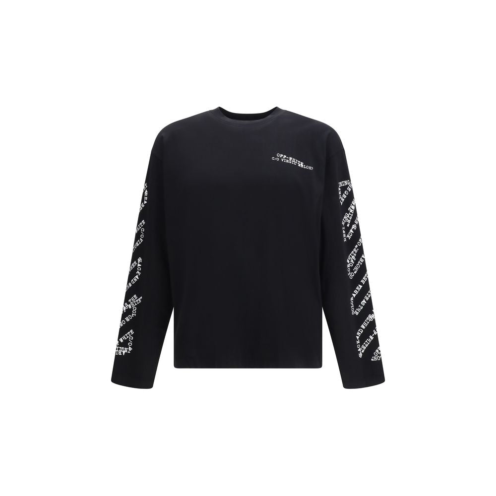 Off-White Cotone Nero Abbigliamento Sportivo