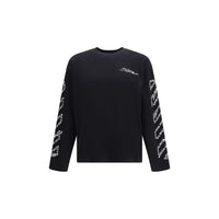 Off-White Cotone Nero Abbigliamento Sportivo