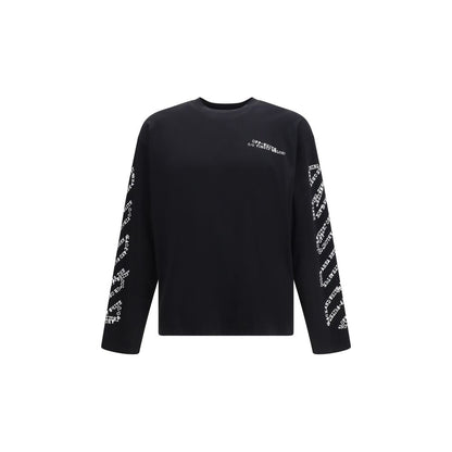 Off-White Cotone Nero Abbigliamento Sportivo