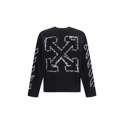 Off-White Cotone Nero Abbigliamento Sportivo