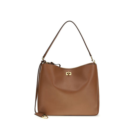 Sac bandoulière Balenciaga en cuir de veau beige Bos Taurus